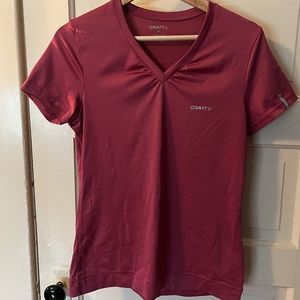 Craft Short Sleeve V-Neck L1 Ventilation Top — Size Medium